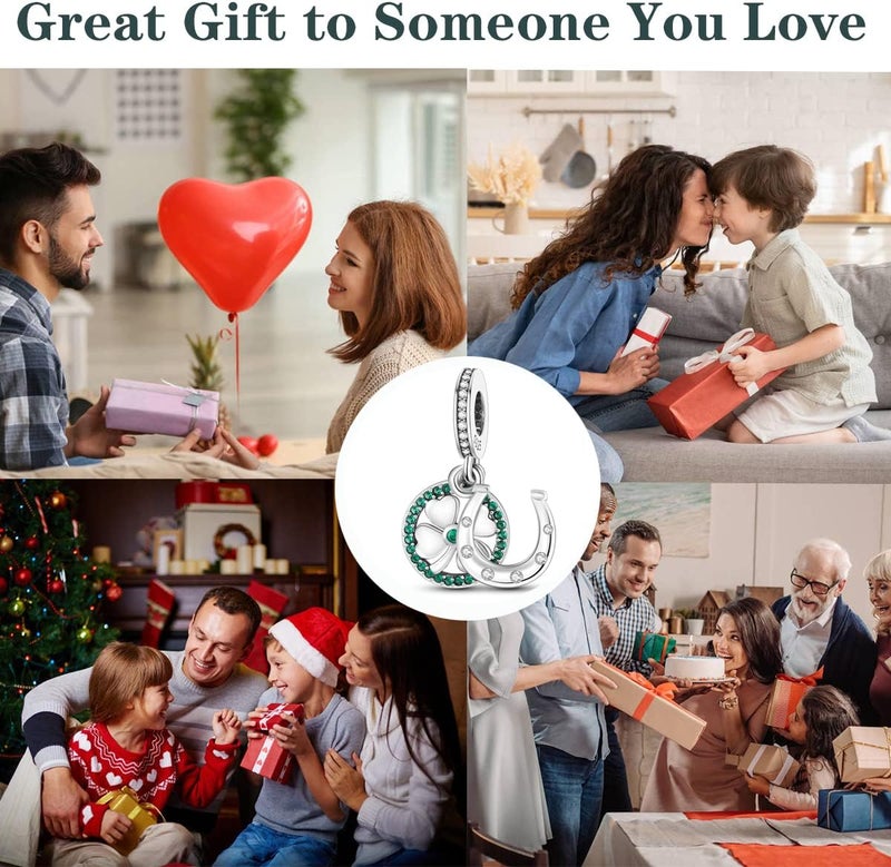 Parmuz سحر فضة استرلينية 925 لسوار قلادة دلاية حب الأم سفر المحيط فراشة حفلة سحر خرز قلائد مجوهرات افعلها بنفسك للنساء - Image 4